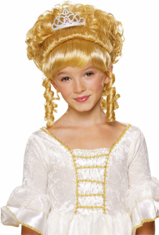 Blonde Child Wig with Tiara