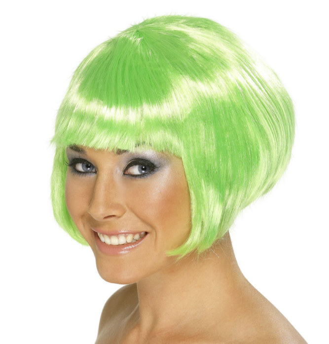 Short Bob Green Wig