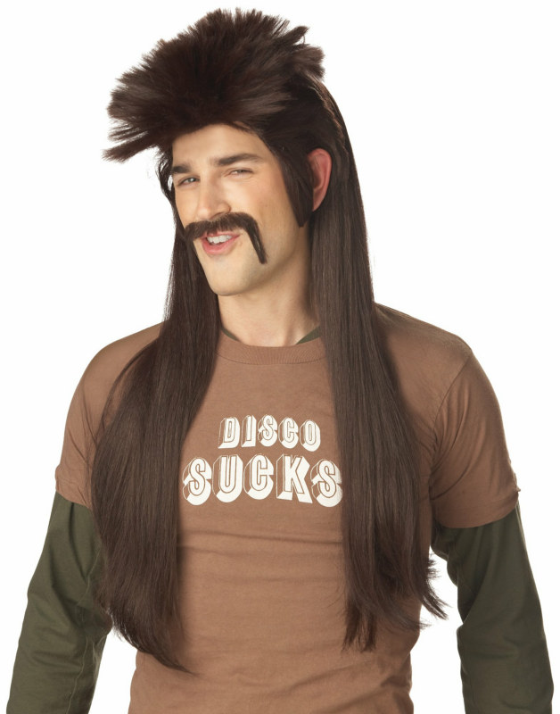 Mississippi Mud Flap Brown Adult Wig