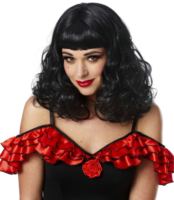 Black Vegas Wig Adult