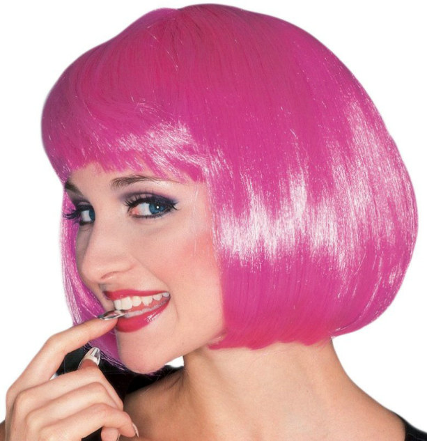 Hot Pink Super Model Wig