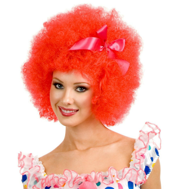 Red Clown Adult Wig