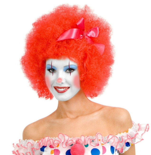 Red Clown Adult Wig