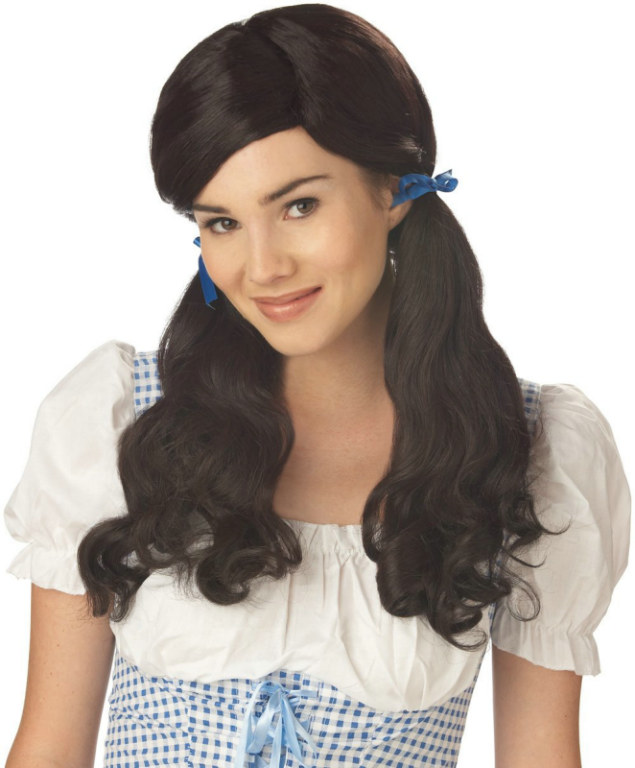 Farmgirl (Brown) Adult Wig