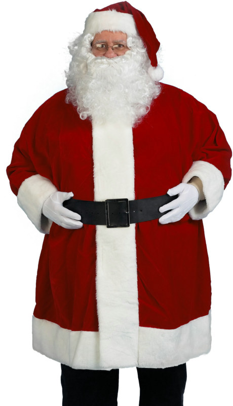 Economy Santa Wig & Beard Set Adult