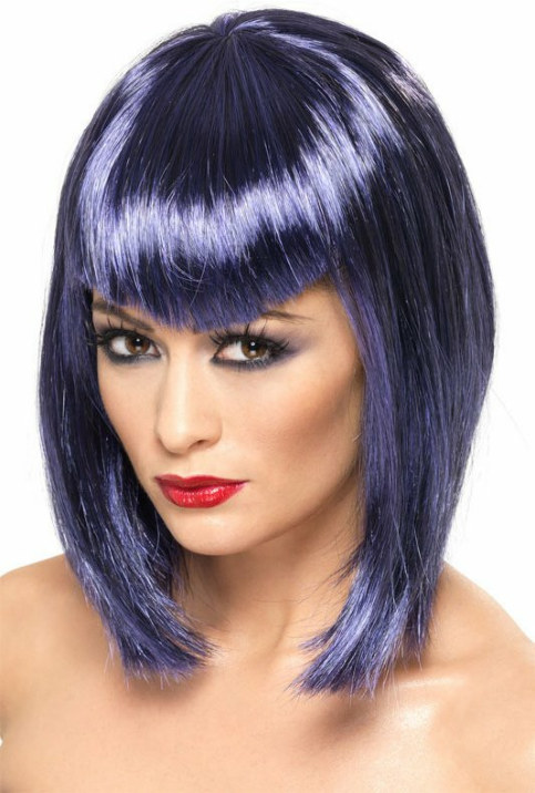 Vamp (Purple) Adult Wig