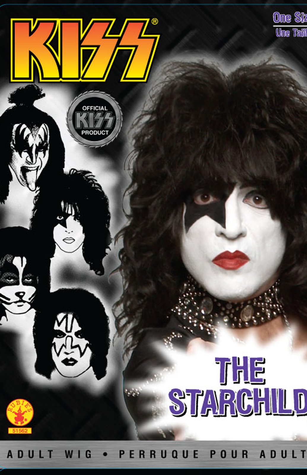 KISS Starchild Deluxe Wig (Adult)