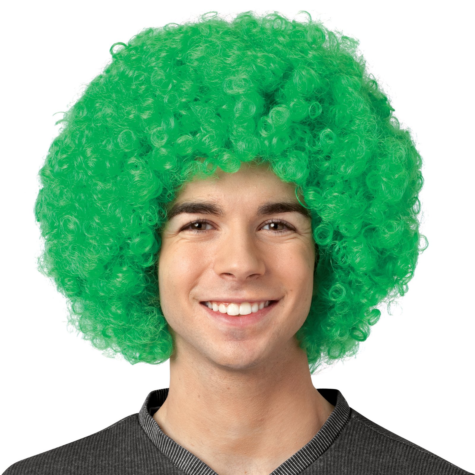 Crayola - Green Afro Adult Wig