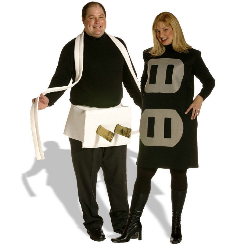 Plug & Socket Couples Set Plus Adult Costume