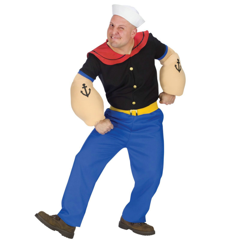 Popeye Adult Plus Costume