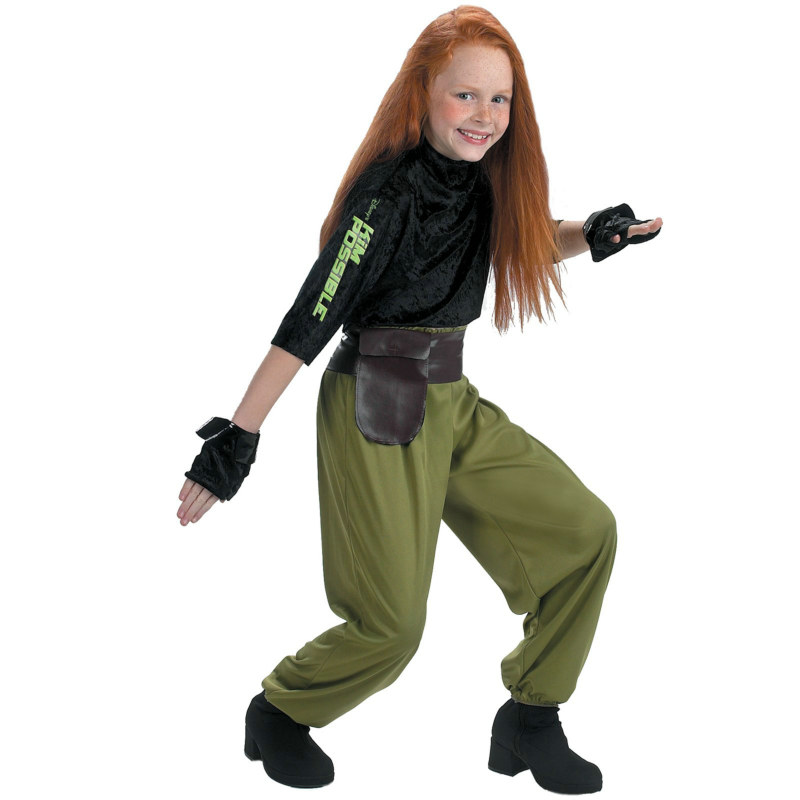 Kim Possible Agent Child Costume