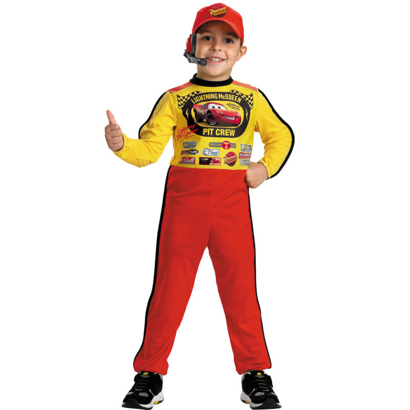 Cars Lightning McQueen Jumpsuit Child Costume