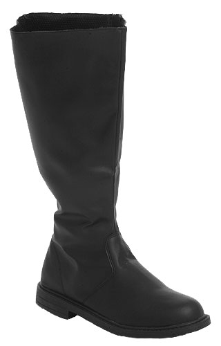 Adult Deluxe Black Boots