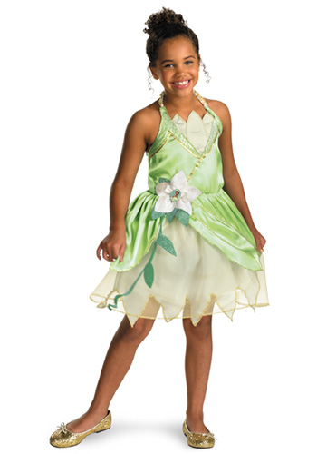 Girls Princess Tiana Costume