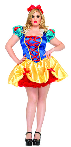 Plus Size Fairytale Snow White Costume