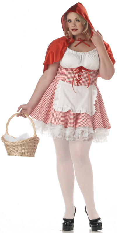 Lacey Red Riding Hood Adult Plus Costume