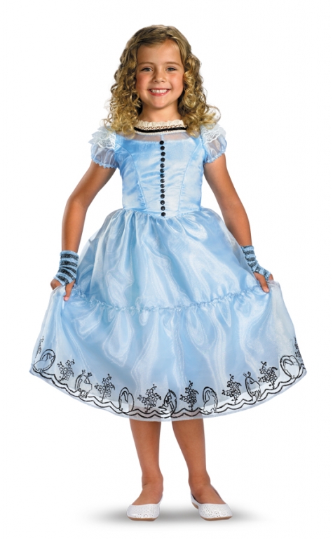 Elegant Blue Alice Costume