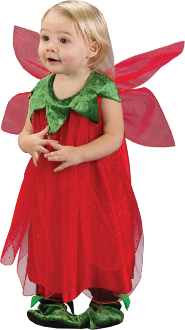 Red Strawberry Fairy Infant Costume