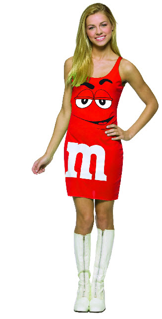 Red M&M Tank Dress Costume