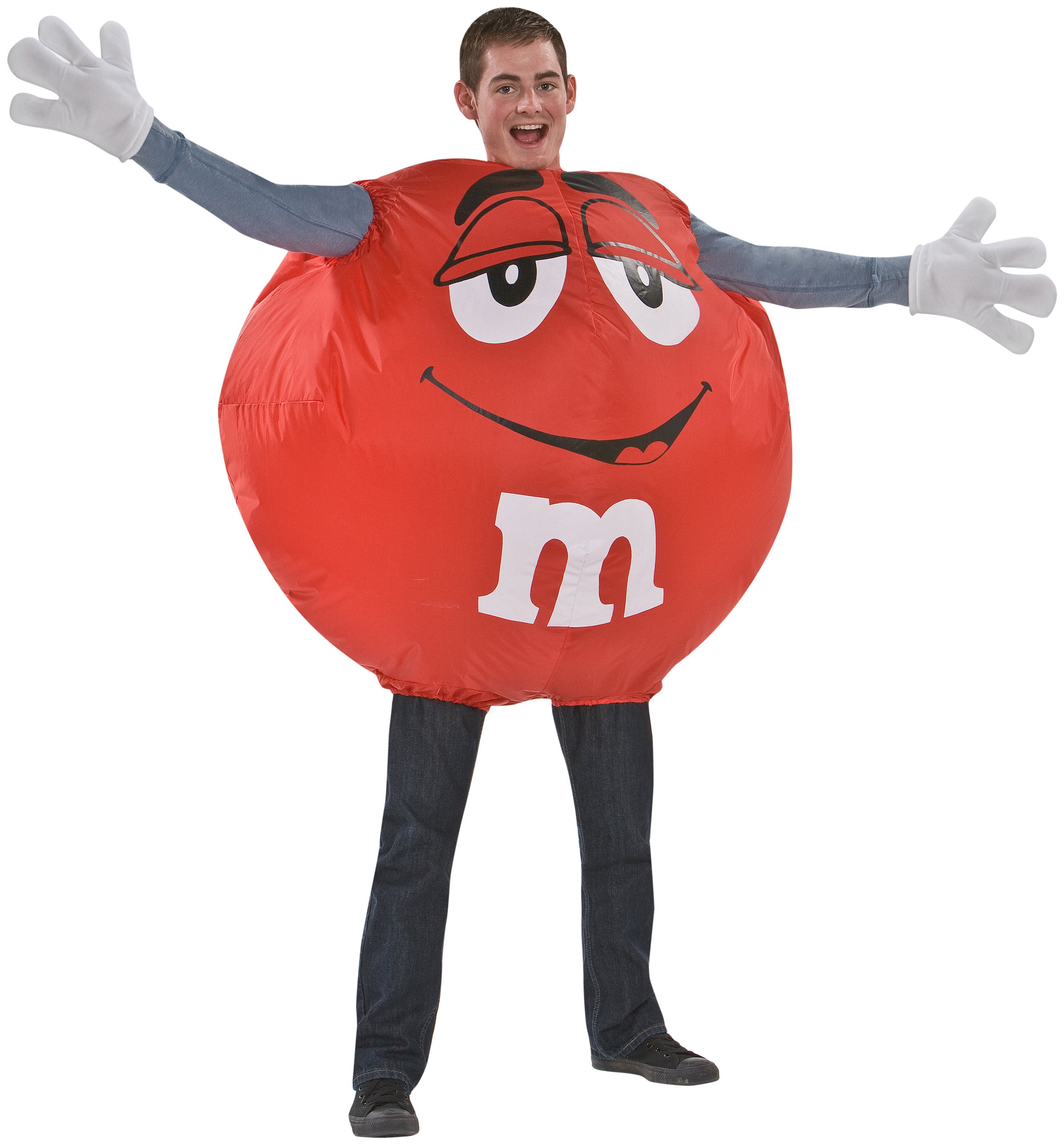 Red M&M Inflatable Adult Costume