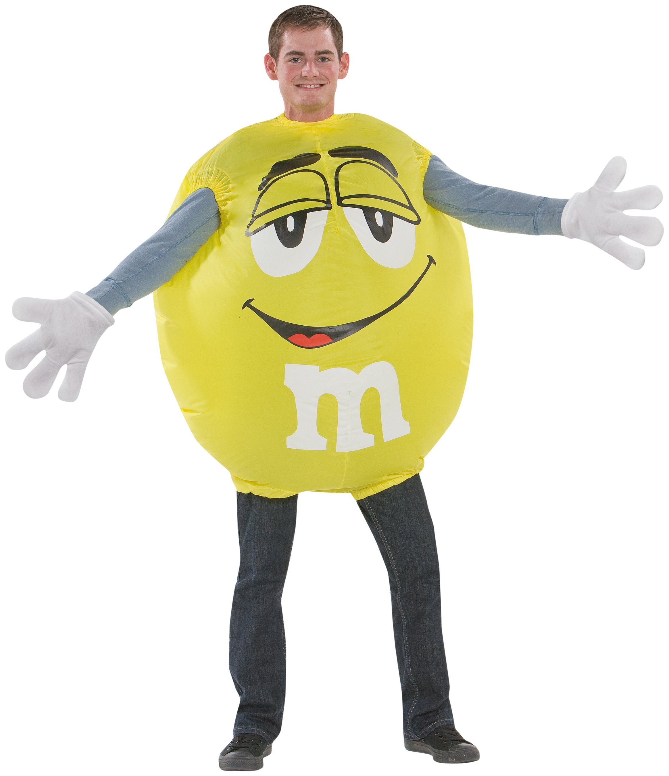 Yellow M&M Inflatable Adult Costume