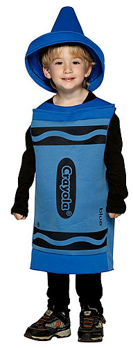 Toddler Blue Crayon Costume