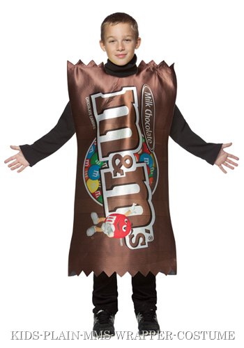 Kids M&M Wrapper Costume