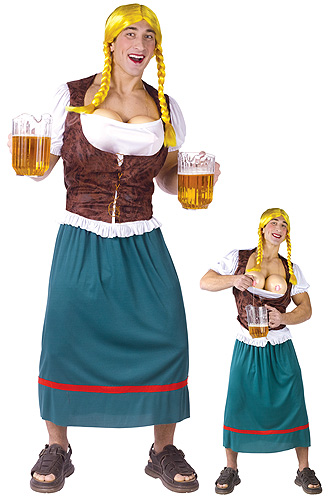 Mens German Beer Girl Costume