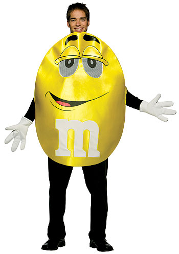 Adult Yellow M&M Costume