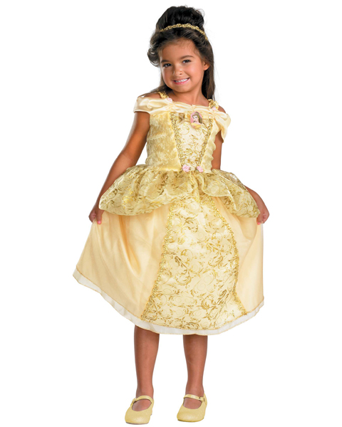 Girls Disney Deluxe Belle Costume