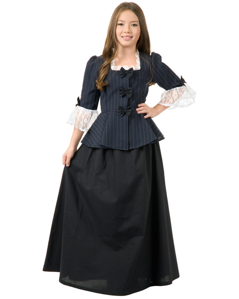 Childs Colonial Girl Martha Washington Costume