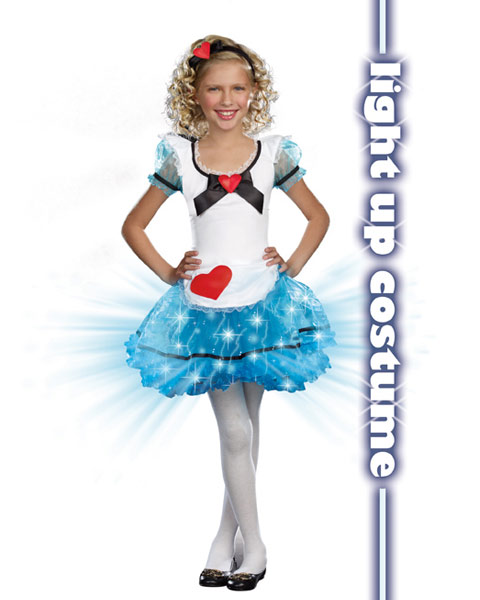 Girls Wonderland's De-Light Child Costume