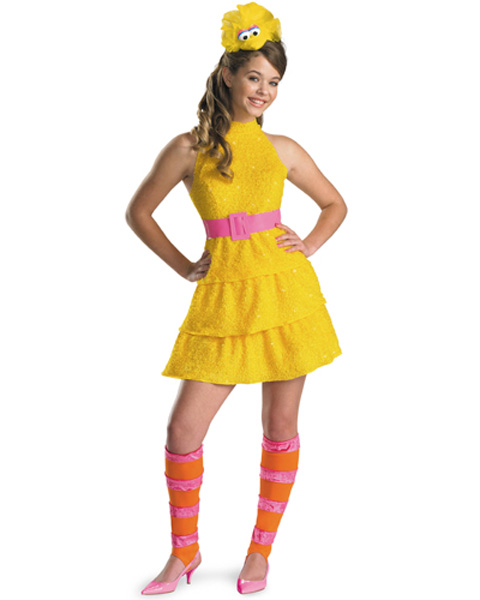 Sesame Street Big Bird Girls Costume