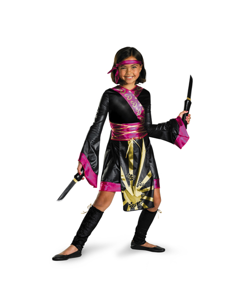 Girls Dragon Ninja Costume