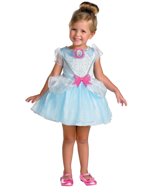 Girls Disney Ballerina Cinderella Costume