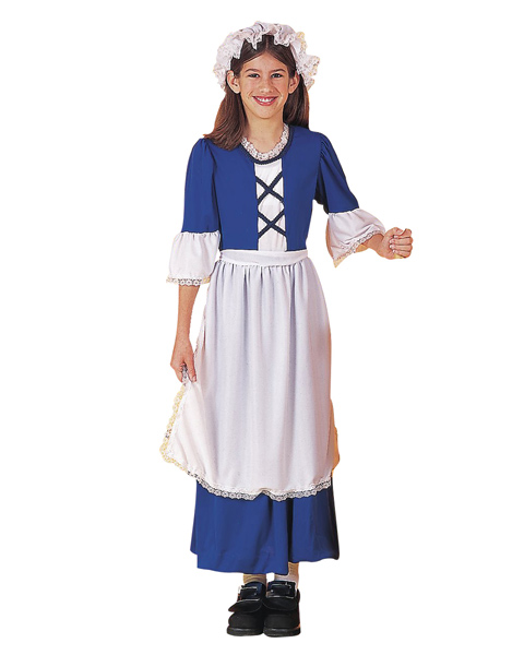 Child Colonial Girl Costume