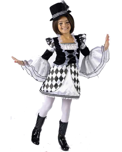 Tween Harlow Quinn Clown Costume