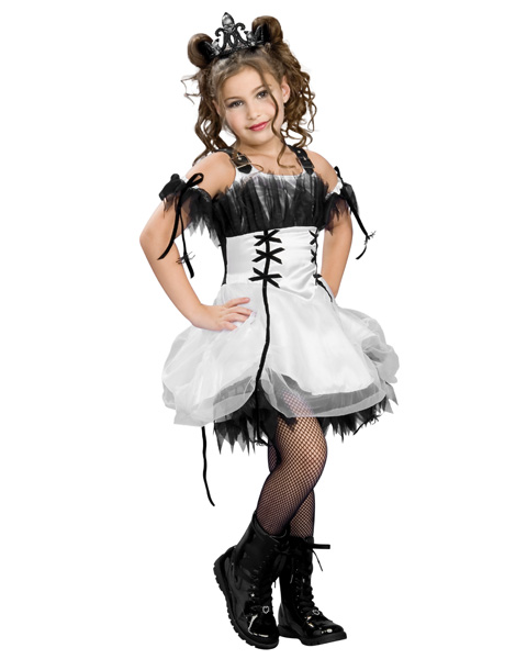 Gothic Ballerina Girls Costume