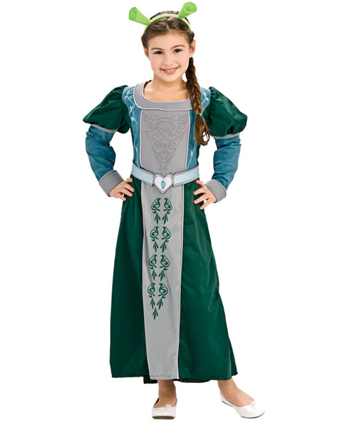 Deluxe Shrek Fiona Girls Costume