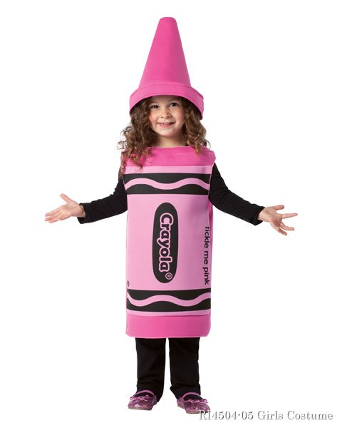 Childs Crayola Tickle Me Pink Costume