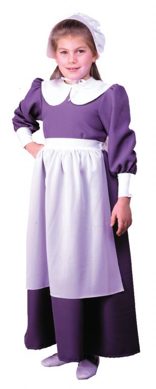 Pilgrim Girl Child Costume