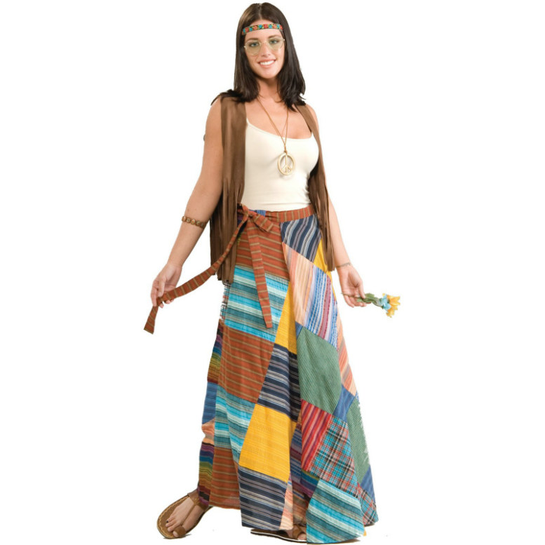 Patchwork Wrap Skirt Adult