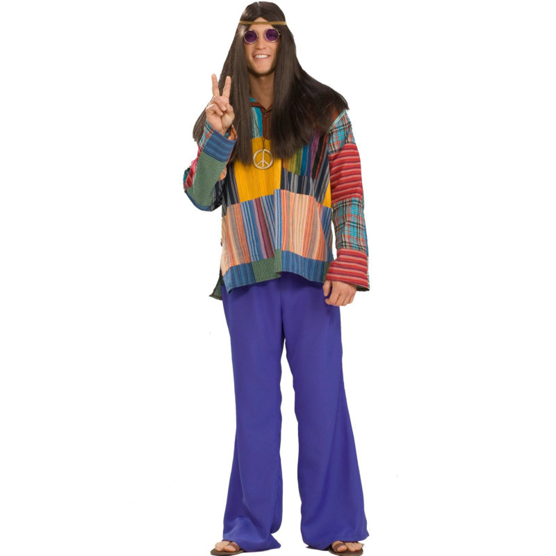 Blue Bell Bottom Pants Adult Costume