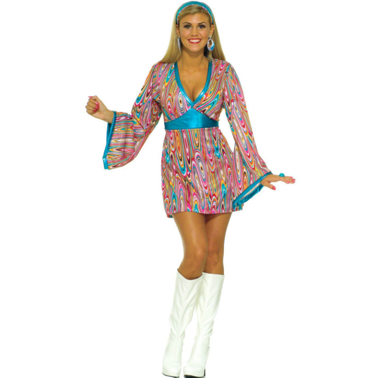 Wild Swirl Dress Adult Costume