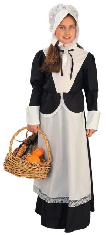 Pilgrim Girl Child Costume