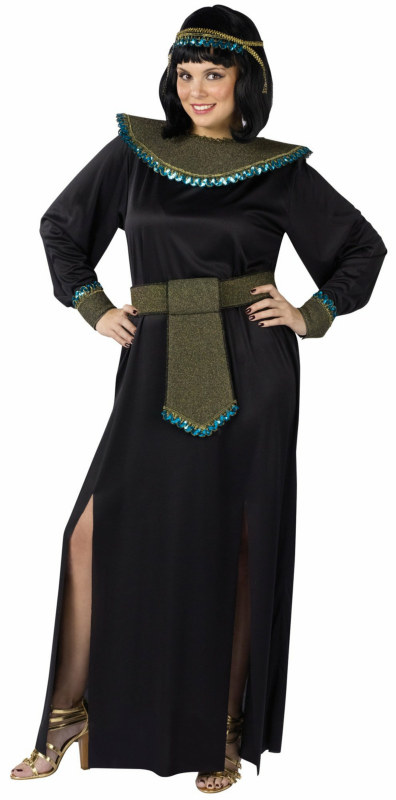 Black/Gold Cleopatra Adult Plus Costume