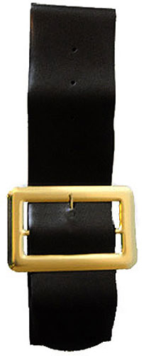 Black 4 inch Vinyl Belt