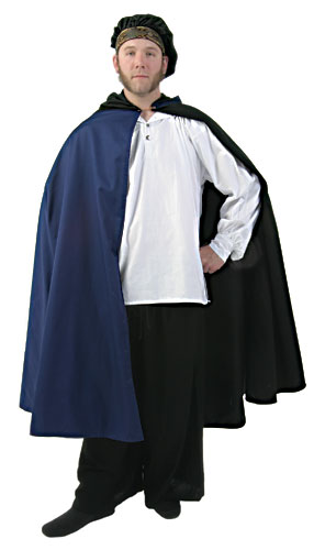 Navy Renaissance Cloak