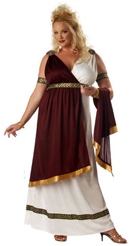 Plus Size Roman Empress Costume