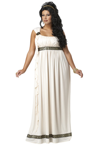 Plus Size Olympic Goddess Costume